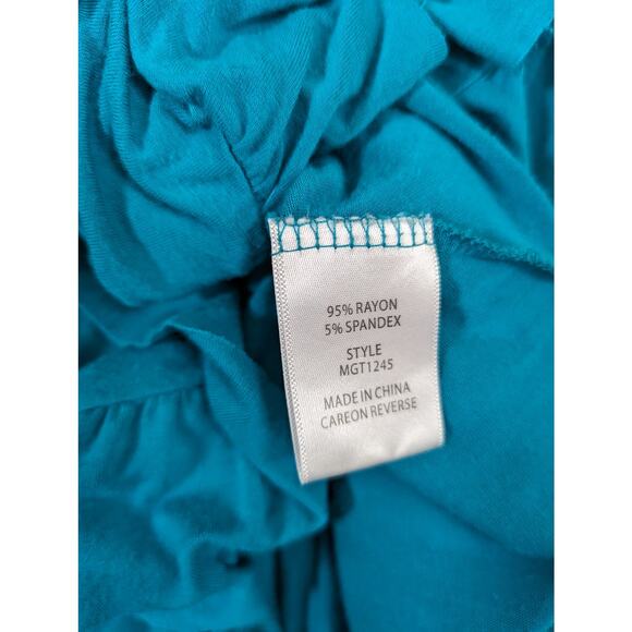 Lsl cover upTeal green Bust 39"Length30" longer on sides. - Picture 2 of 5